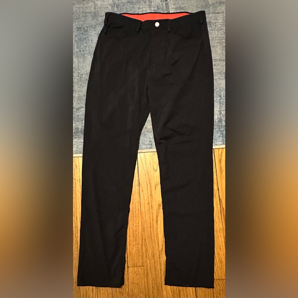 Redvanly - Kent Pull-On Trouser In Black - Waist: Medium • Inseam: 32”